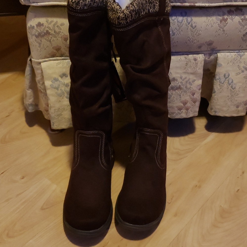 NWT brown Totes Boots. CUMFY AND CUTE! - Picture 8 of 10